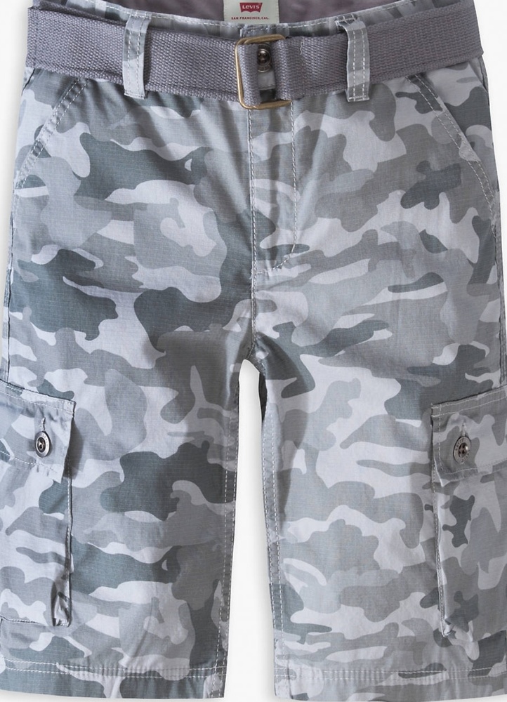 Levi's gray camo ripstop cargo shorts 18reg 29W
